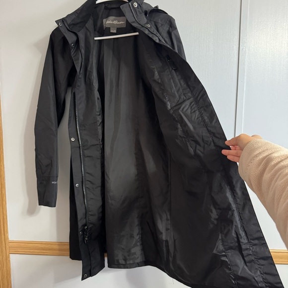 Eddie Bauer Size XS Rain Coat in Black - Picture 5 of 12